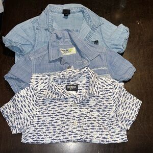 Bundle of 3T (6) Boys Button-Up Shirts – OshKosh, Old Navy, Art Class & More